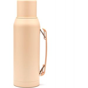 Bouteille Isotherme Pour Mate - Double Paroi Isotherme En Acier Inoxydable - Sans Bpa - Spécialement Conçue Pour Une Utilisation Avec Des Tasses Ou Des Gourdes À Maté (1000 Ml, Champagne) - Neuf