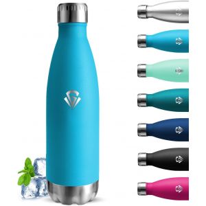 Gourde Isotherme, Gourde 750ml, Gourde Inox, Sans Bpa, Gourde , 24h Froid & 12h Chaud, Gourde Enfant Anti Fuite, Thermos Pour Bureau, Voyage, Camping, Sport, Yoga, Bleu Ciel - Neuf