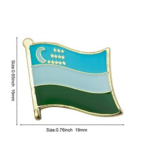 Drapeau National Insignes En M&eacute;tal Pour Sacs &Agrave; Dos Insignes Ic&ocirc;ne Militaire Casquette / Chapeau Broche Bijoux - Neuf