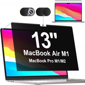 Magn&eacute;tique Filtre de Confidentialit&eacute; pour MacBook Air 13 Pouces(2018-2021, M1)& MacBook Pro 13 Pouces(2016-2022, M1, M2), Amovible Ecran Confidentialit&eacute;, Protection &eacute;cran pour Macbook Air 13 Pouces - Neuf