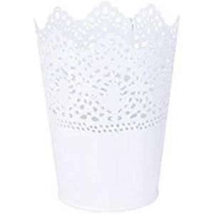 Pencil Pot Flower Pot Maquillage Pinceau Organizer (Blanc) - Neuf