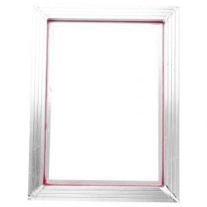 Cadre en aluminium sérigraphié A3 31X41Cm avec maille de soie blanche 43T - Neuf