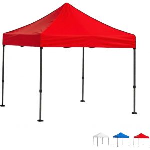 Nouvelhorizonstore-Toile Tonnelle 3x3 Imperm&iquest;&iquest;Able,Toile Pour Rechange Tonnelle 3x3,Parasol Pergola(Red) - Neuf