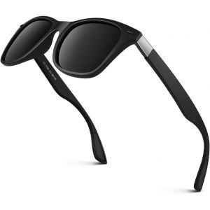 Lunettes De Soleil Homme Polarisées Mode Vintage Classiques Ultraléger Tr90 Lunette Femme Carrées 100% Protection Uv400 Lunettes - Neuf