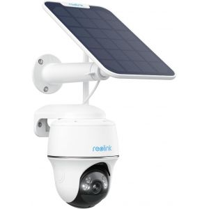 5Mp Caméra Surveillance Wifi Extérieure Sans Fil, Argus Pt+Panneau Solaire, Camera Solaire 360° Pan/Tilt, 2.4/5 Ghz Wifi, Vision Nocturne, Détection Humaine, Audio Bidirectionnel, Siren - Neuf