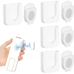 Lot de 4 supports magnétiques puissants améliorés pour télécommande - Support mural pour télécommande - Pour l'école et la maison - Neuf