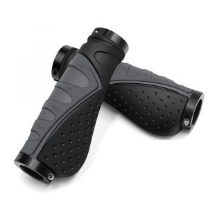 Poignées De Guidon De Vélo Ergonomiques Antidérapantes En Caoutchouc, Poignées De Guidon De Vélo Avec Double Verrouillage, Guidon Vtt/Vélo 22 Mm - Neuf