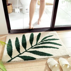Tapis De Bain Anti-Glissant,Treer Microfibre Absorbant S&eacute;curit&eacute; Salle De Bain Moquettes Lavable En Machine Paillassons Pour Salle De Bain,Cuisine,Chambre,Animaux (For&ecirc;t,50x80cm) - Neuf