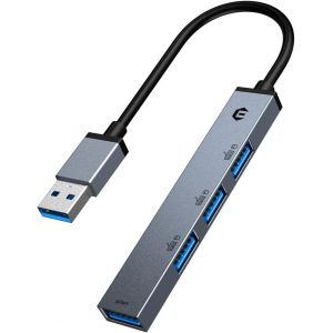 Hub 4 Ports Usb Pour Macbook Pro/Air (1*3.0+3*2.0), Adaptateur Multiport 5 Gbps Pour Imac, Xbox, Ps4, Dell, Hp, Surface, Tesla Modèle 3, Hhd[Z750] - Neuf