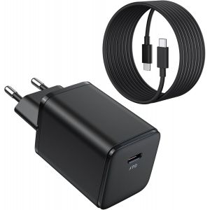 KALANKA-Chargeur USB C 65W, Charge Rapide avec 2M Cable GaN PPS Prise USBC Bloc Chargeur 65W Type C Adaptateur Secteur USB C Charger Compatible avec MacBook Pro/Air, Samsung Galaxy S26 Ultra/S26, iPh - Neuf