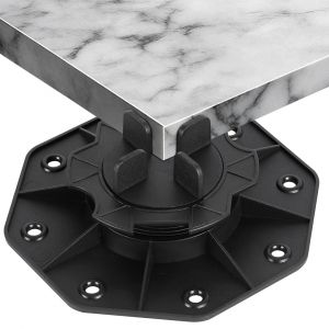 20pcs Plots r&eacute;glables 19-28mm Plot pour dalle r&eacute;glable Pour pierre et carrelage Noir - Neuf