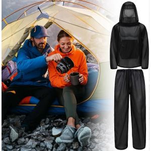 Combinaison Anti-Mouches Integrale, Protection Contre Les Abeilles, Vetements D'exterieur Legers, Protection Contre Les Moustiques, Camping, Randonnee, Taille M/L (165 X 175 Cm) - Neuf