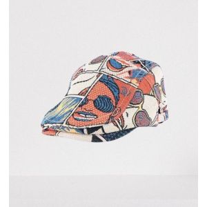 Chapeau D'avance R&eacute;tro Graffiti Montrant Le Visage Petite Casquette &Agrave; Pointe Cool De Rue B&eacute;ret &Agrave; Grande T&ecirc;te Jacquard &Agrave; La Mode - Neuf