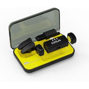 Microphones Cravate Professionnels Sans Fil Pour Iphone Ipad, Plug-Play Microphone À Clipser Revers Avec Réduction Du Bruit Pour Enregistrement Vidéo, Vlog, Youtube (Lightning/ 2Mic) - Neuf