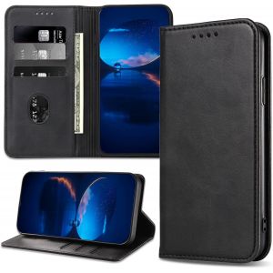Kal-Coque Pour Galaxy S9, Etui En Pu Cuir Pochette De Portefeuille, Antichoc Protection Housse Avec Fonction Support Pour Galaxy S9, Noir - Neuf