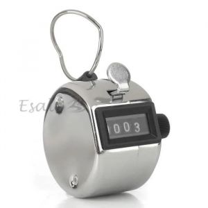 Compteur Mécanique - Counter - 4 Chiffres - 0-9999 - Multisport - Gris - Neuf