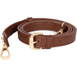 Cr&eacute;ation de Sacs &agrave; Main,Sac &agrave; bandouli&egrave;re Simple &agrave; Longue bandouli&egrave;re pour Femme,bandouli&egrave;re Oblique,Accessoires de Sac en Cuir,Longue bandouli&egrave;re,105-135 cm (Marron fonc&eacute;) - Neuf