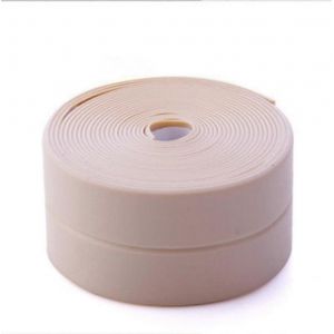 Une Bonne Étanchéité À Calfeutrer De Bande De Bande De 2m Pvc Auto-Adhésif Imperméable À L'eau Bord Sticker Mural Pour La Cuisine, La Salle De Bain Rose 2.2 Cm - Neuf