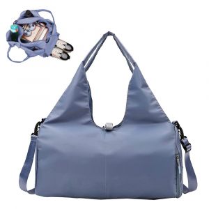 Sac De Sport Avec Compartiment &Agrave; Chaussures Et Porte-Tapis De Yoga Pour Hommes Et Femmes - Neuf