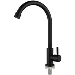 Robinet de cuisine, robinet de cuisine &agrave; levier unique &agrave; col de cygne, robinet mitigeur d'&eacute;vier de cuisine - Neuf