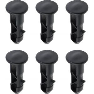 3 paires de charni&egrave;res de charni&egrave;res en plastique Wheelie Bin Laid, 65mm X 18mm - Neuf