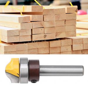 Gabarit de mortaise pour charniere a affleurement pour menuiserie, fraise pour porte (tige de 8 mm) - Neuf