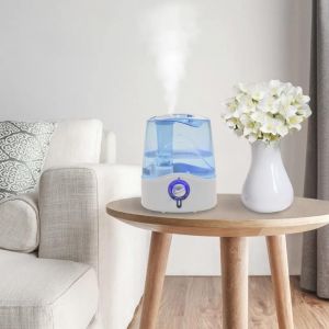 Humidificateur à ultrasons avec brume et veilleuse 6 L 300 ml/h - Neuf