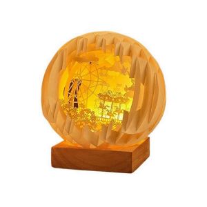Lampe Sculptée Creati Ve Cadeau D'anniversaire Tridimensionnel Veilleuse Romantique Ornements De Cadeau,Adapté - Neuf