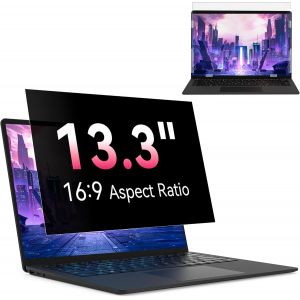 Filtre de Confidentialit&eacute; 13.3 Pouces 16:9, Filtre Ecran Ordinateur Portable Compatible avec HP/Dell/Acer/Lenovo/Thinkpad/Envy, Amovible Anti Espion/Lumiere Bleue Protection Ecran Film Laptop - Neuf