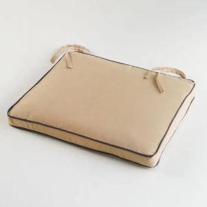 Coussin De Chaise - Ligne Decor - Garden - 43x37x5cm - Bicolore Taupe/Anthracite - Imperm&eacute;able - Neuf