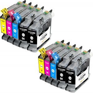 ERYI-10 Xl Cartouches Compatible Avec Brother Lc223 Lc223Xl Pour Mfc-J480Dw Mfc-J680Dw Mfc-J880Dw Mfc-J4420Dw Mfc-J4620Dw Mfc-J5320Dw Mfc-J5620Dw Mfc-J5720Dw Dcp-J4120Dw Dcp-J562Dw - Neuf