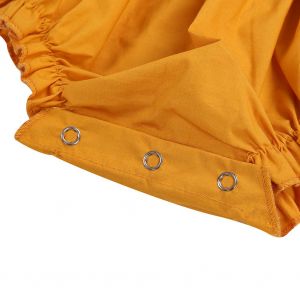 Combinaison A Manches Volantees Et Noud Papillon Pour Bebe Fille (Ginger 90) - Neuf