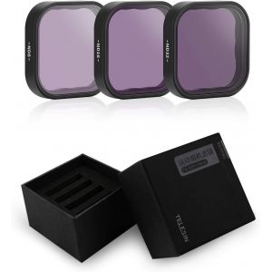 ND8 ND16 ND32 Filter Lenses for GoPro Hero 9 Hero 10 Hero 11 Black, Neutral Density Filter Lens Protection Kit for GoPro Hero 9/10/11 Black Accessories - Neuf