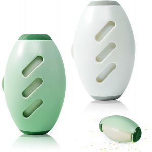 MEVRONISSHOP-2 Pcs Rouleau Collant en Gel, Rouleau Anti Peluche, Rouleau Anti Poil, Rouleau adh&eacute;sif Lavable, Rouleau &agrave; Peluche R&eacute;utilisable, pour V&ecirc;Tements Cheveux Canap&eacute; - Neuf