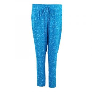Pantalon Fluide Bleu Et Blanc Femme Manoukian - Neuf