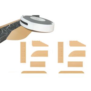 Kit de rampes d'acc&egrave;s pour aspirateur robot - 68,6 cm, beige et jaune, 2 pi&egrave;ces - Neuf