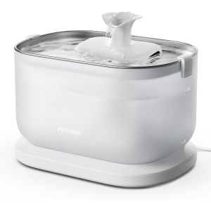 Vornixorsarlshopfontaine &Agrave; Eau Pour Chat Avec Pompe Sans Fil N&deg; 1 En Acier Inoxydable Dockstream - Nettoyage Facile - 23 Db - Ultra Silencieuse - Deux Modes De Consommation - Sans Bpa - 2,5 L - Neuf