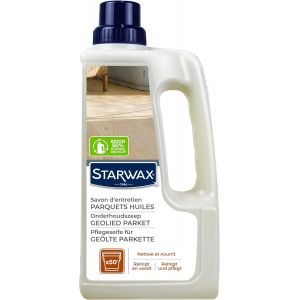 KAL-Savon D'Entretien Pour Parquets Huilés -Nettoie, Ravive La Brillance Et Estompe Les Rayures -A Base D'Huile Végétale -Fabriqué En France -1L -36 Entretiens De 60M² - Neuf