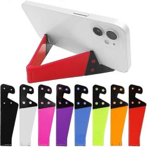 8 pcs taille de poche coloré pliable V modèle support de téléphone portable - Neuf