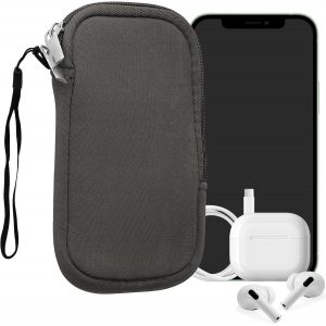 KAL-Housse Universelle Smartphone - Pochette De Protection 14,4 X 8,3 Cm Pour Téléphone Portable S - 4,5"" En Néoprène Stone Dust - Neuf