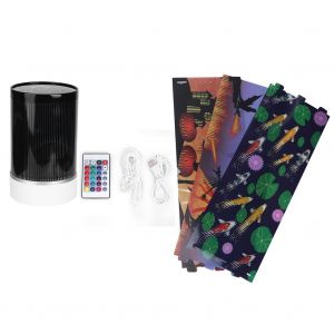 HJLIAN Projecteur LED colore ciel etoile portable veilleuse enfants dormir chargement USB telecommande - Neuf