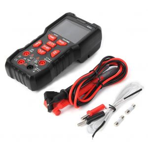 Multimetre numerique professionnel AN82 9999 points, testeur de capacite NCV, True RMS analogique, noir - Neuf