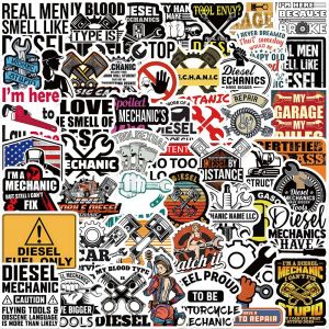 Lot De 50 Autocollants Graffiti Pour Ordinateur Portable, Voiture, Moto, Vélo, Casque, Skateboard, Guitare, Bouteille D'eau, Décoration Cool, Cadeaux - Neuf