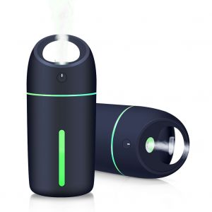Hjlian Mini Humidificateur Portable Usb Pour Voiture, Purificateur D'air Avec Veilleuse Led 7 Couleurs - Neuf