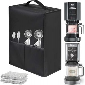 Housse Anti-Poussière Pour Machine À Crème Glacée - Convient Pour Sorbetière Et Machine À Dessert Ninja Creami Nc300Eu / Nc300Eucp / Nc299Amz / Sorbetière Congelée/Avec Sac D'Acces[APP8812702] - Neuf