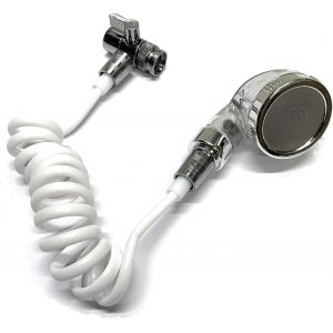 Kit pommeau de douche pour &eacute;vier avec tuyau extensible, adapt&eacute; pour cuisine et salle de bain - Neuf