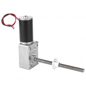 Reducteur a vis sans fin a haute torsion, arbre a vis de 8 mm avec bride pour leve-vitre electrique, rapport de reduction 50 - Neuf