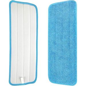 Pack Bleu Microfibre Wet & Dry Mop Têtes de Rechange, de la Prime de Plancher Tampons de Nettoyage, Réutilisable Recharges Compatibles avec des Étage du Système de Soins. - Neuf