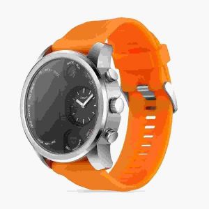 Montre Connect&eacute;e Multilingue T3 Avec Station De Charge Analogique - Gris Argent&eacute; - Neuf