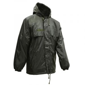 Coupe-Vent Fourr&eacute; Imperm&eacute;able Kaki Taille S &Agrave; 3xl - Neuf